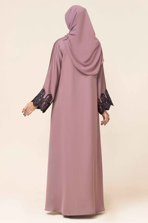 Mauve Embriodered