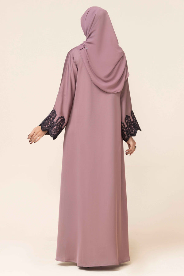 Mauve Embriodered