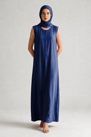 Navy Blue - Slip dresses