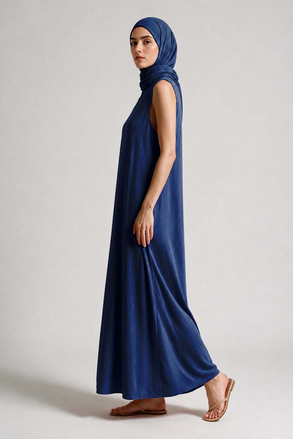 Navy Blue - Slip dresses