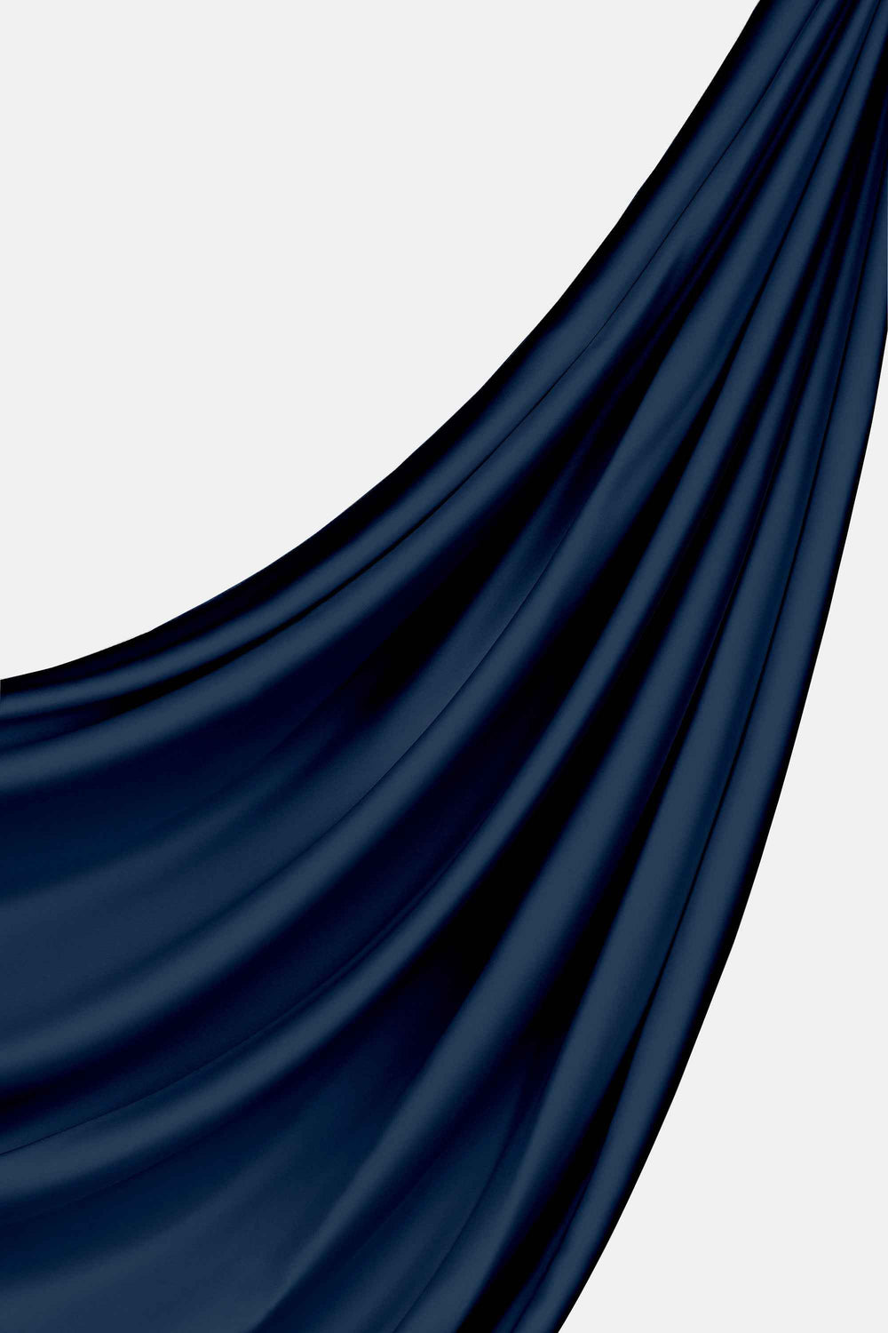 Navy Blue Silk Hijab