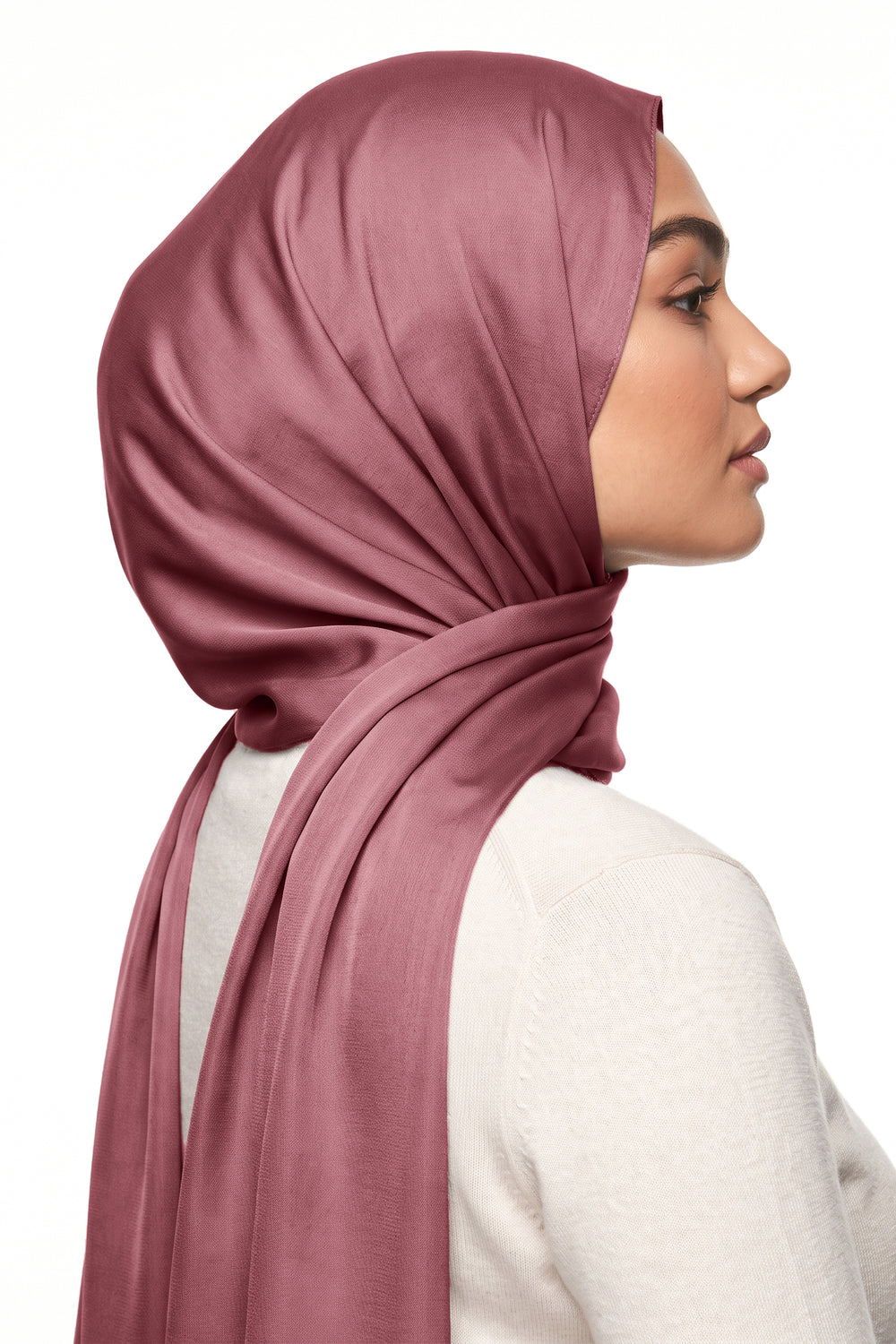 Rose Silk Hijab