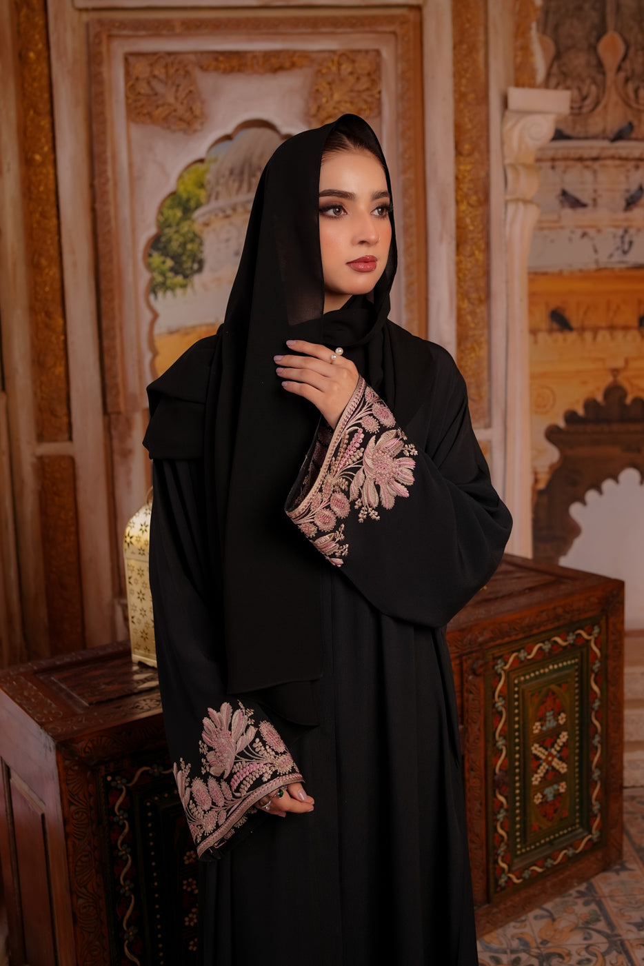 Sequin Elegance Abaya