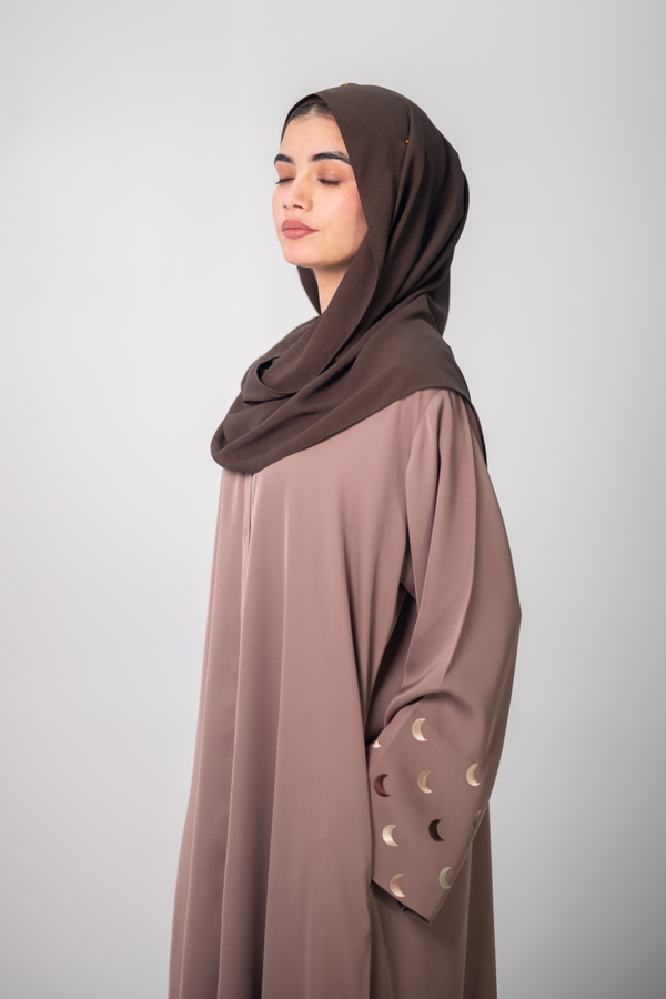 Topkapi Crescent Taupe Abaya