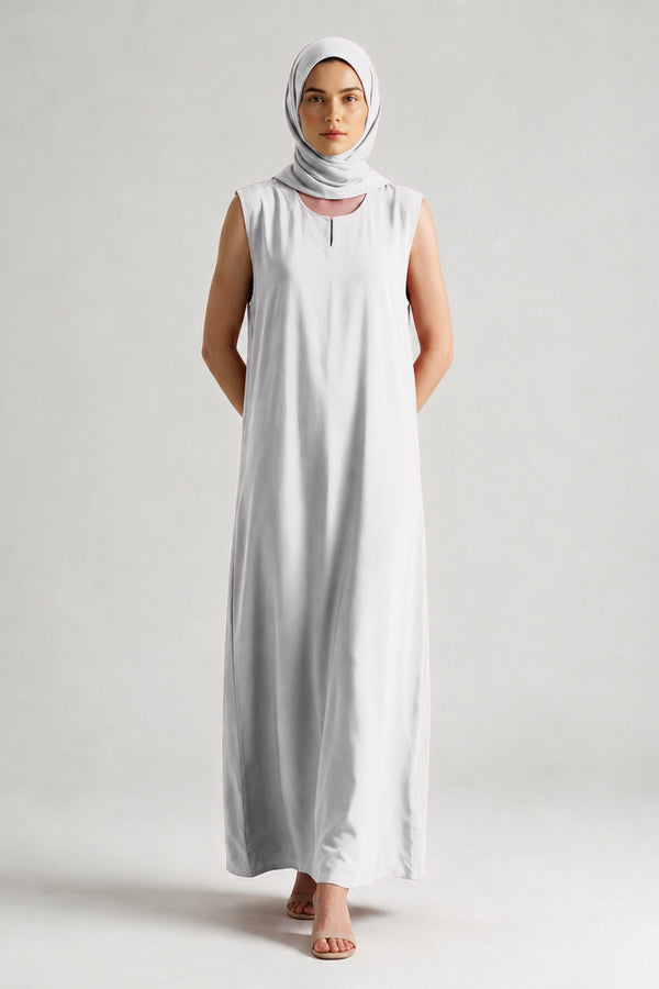 White - Slip dresses