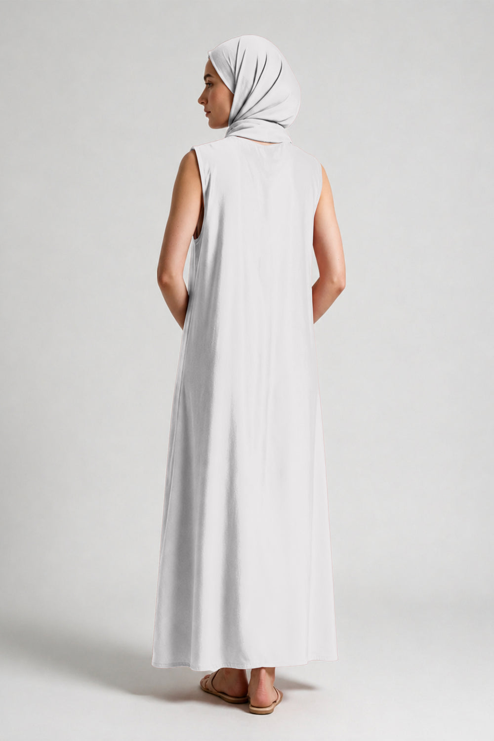White - Slip dresses