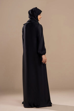 Black - Casual Abaya - Malbus