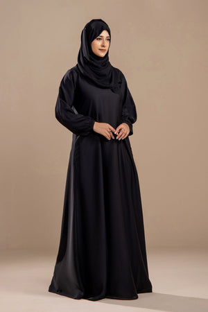 Black - Casual Abaya - Malbus