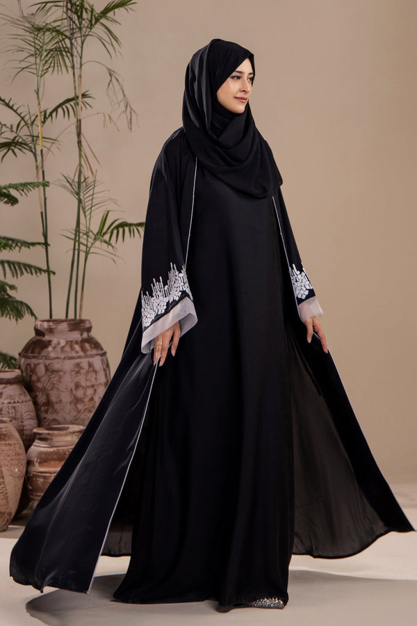 Black Elegance Abaya - Malbus