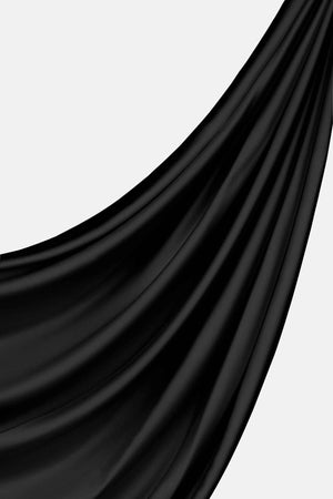 Black Silk Hijab - Malbus