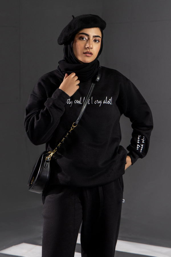 Black Sweatshirt - Malbus