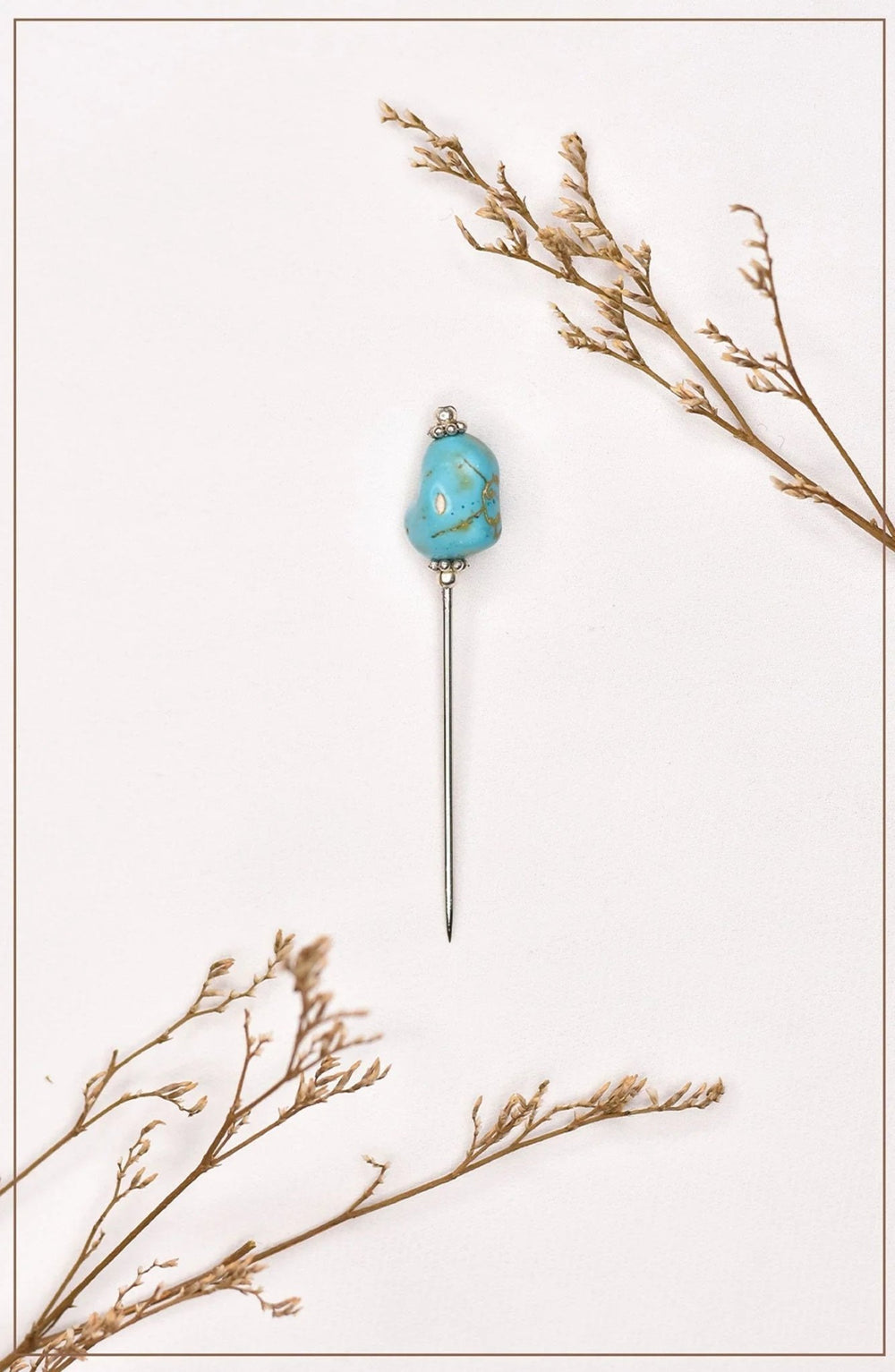Blue Magnesite Hijab Pin - Malbus