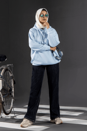 Ice Blue Hoodie - Malbus