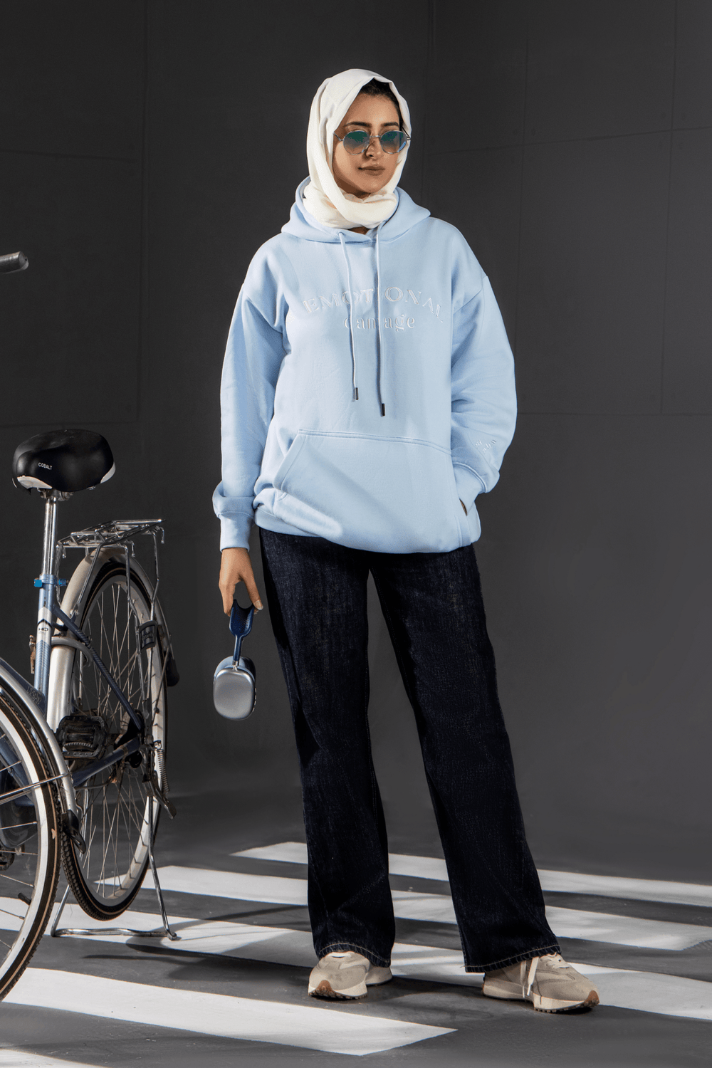Ice Blue Hoodie - Malbus