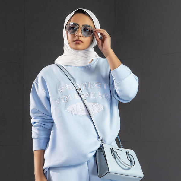 Ice Blue Sweatshirt - Malbus