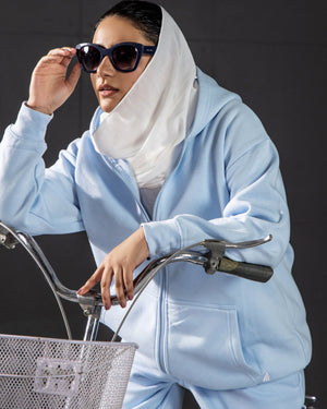 Ice Blue Zipper - Malbus