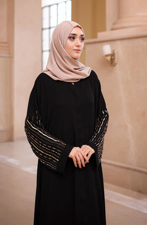 Jade Embellished Abaya - Malbus