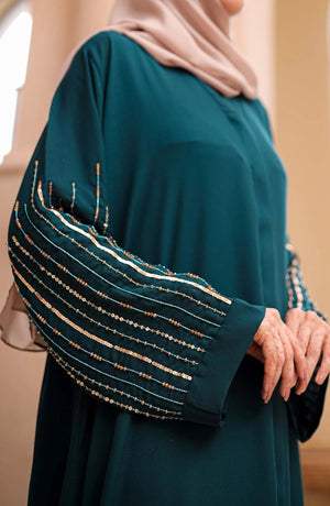 Jade Embellished Abaya - Malbus