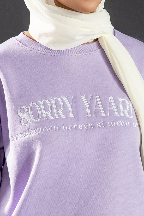 Lavender Sweatshirt - Malbus
