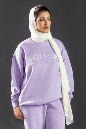 Lavender Sweatshirt - Malbus