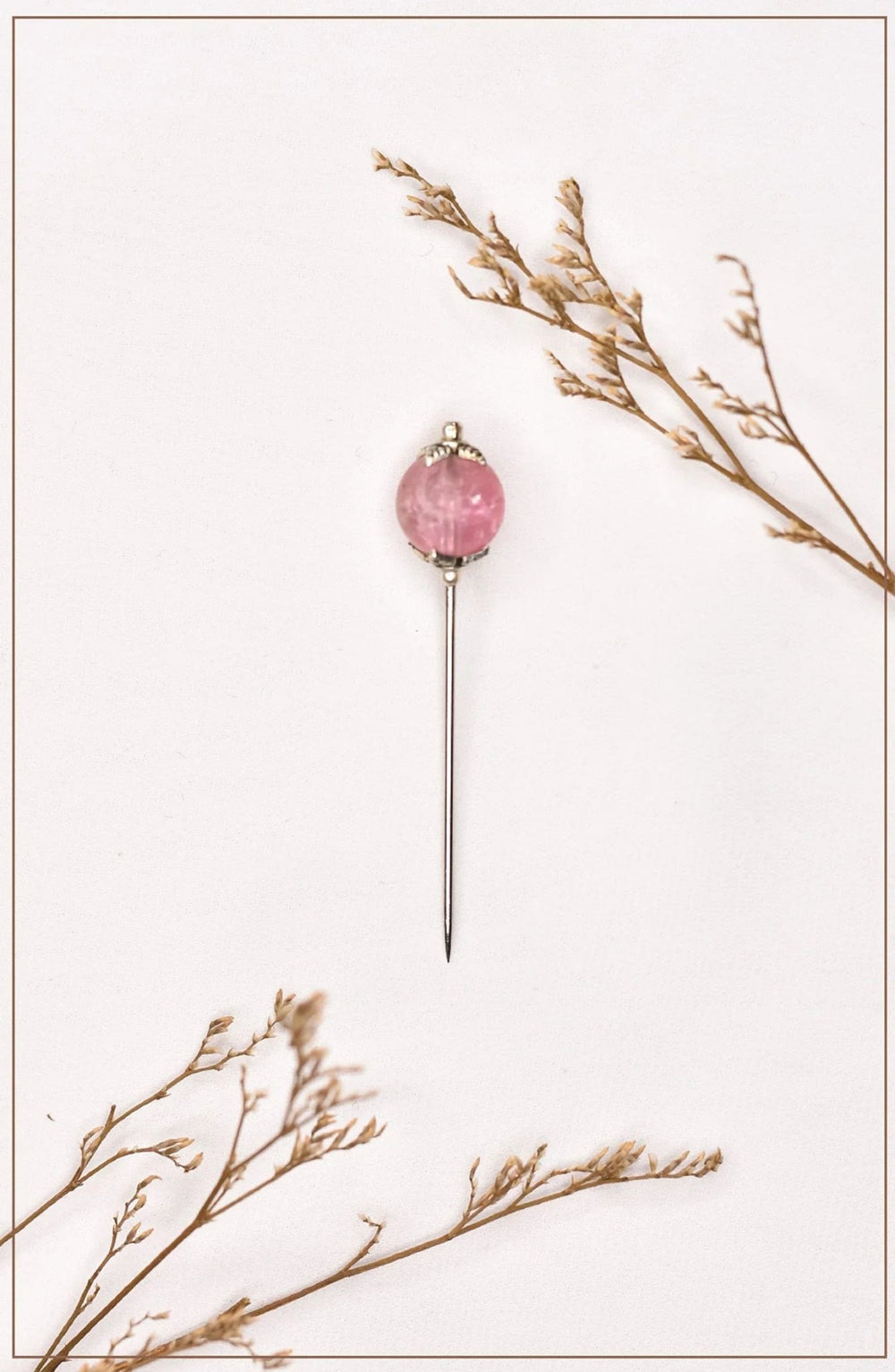 Lilac Crystal Hijab Pin - Malbus