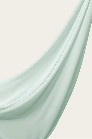 Luxe Chiffon Hijab - Mint - Malbus