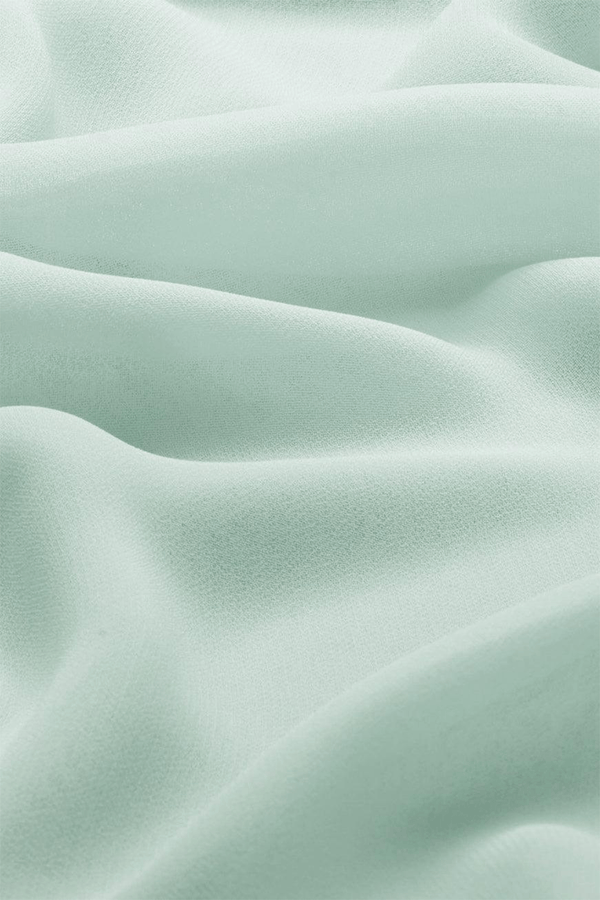 Luxe Chiffon Hijab - Misty Blue - Malbus