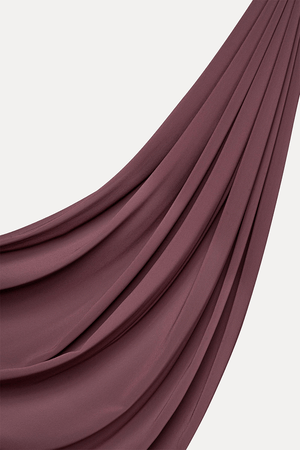 Luxe Chiffon Hijab - Mulberry - Malbus