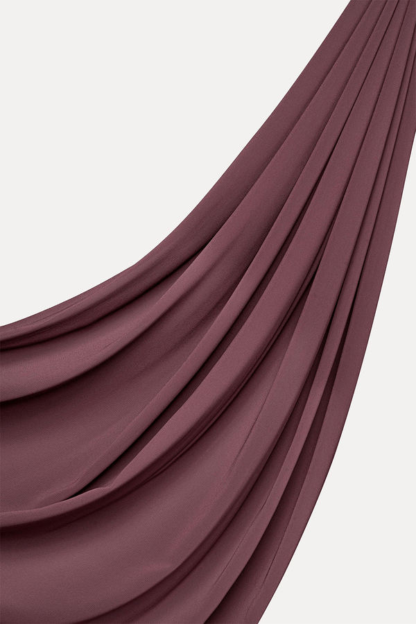 Luxe Chiffon Hijab - Mulberry - Malbus