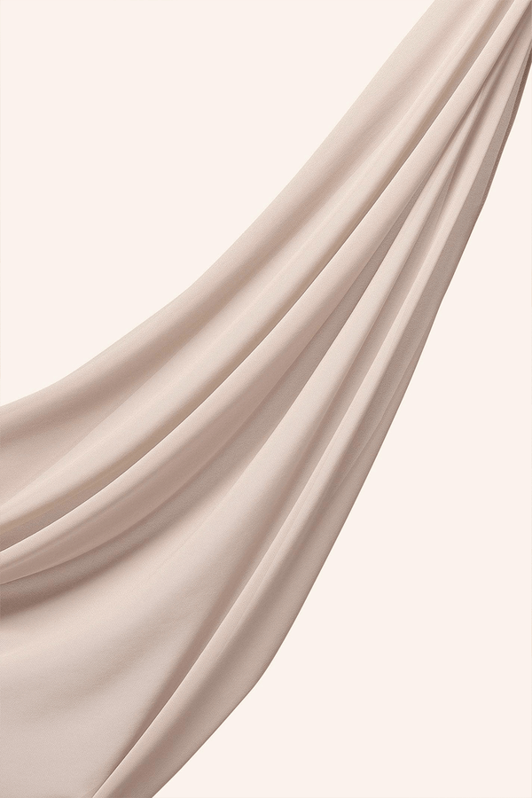 Luxe Chiffon Hijab - Pearl - Malbus