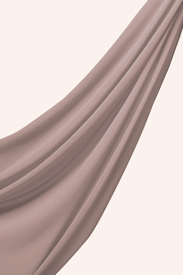 Luxe Chiffon Hijab - Powder Pink - Malbus
