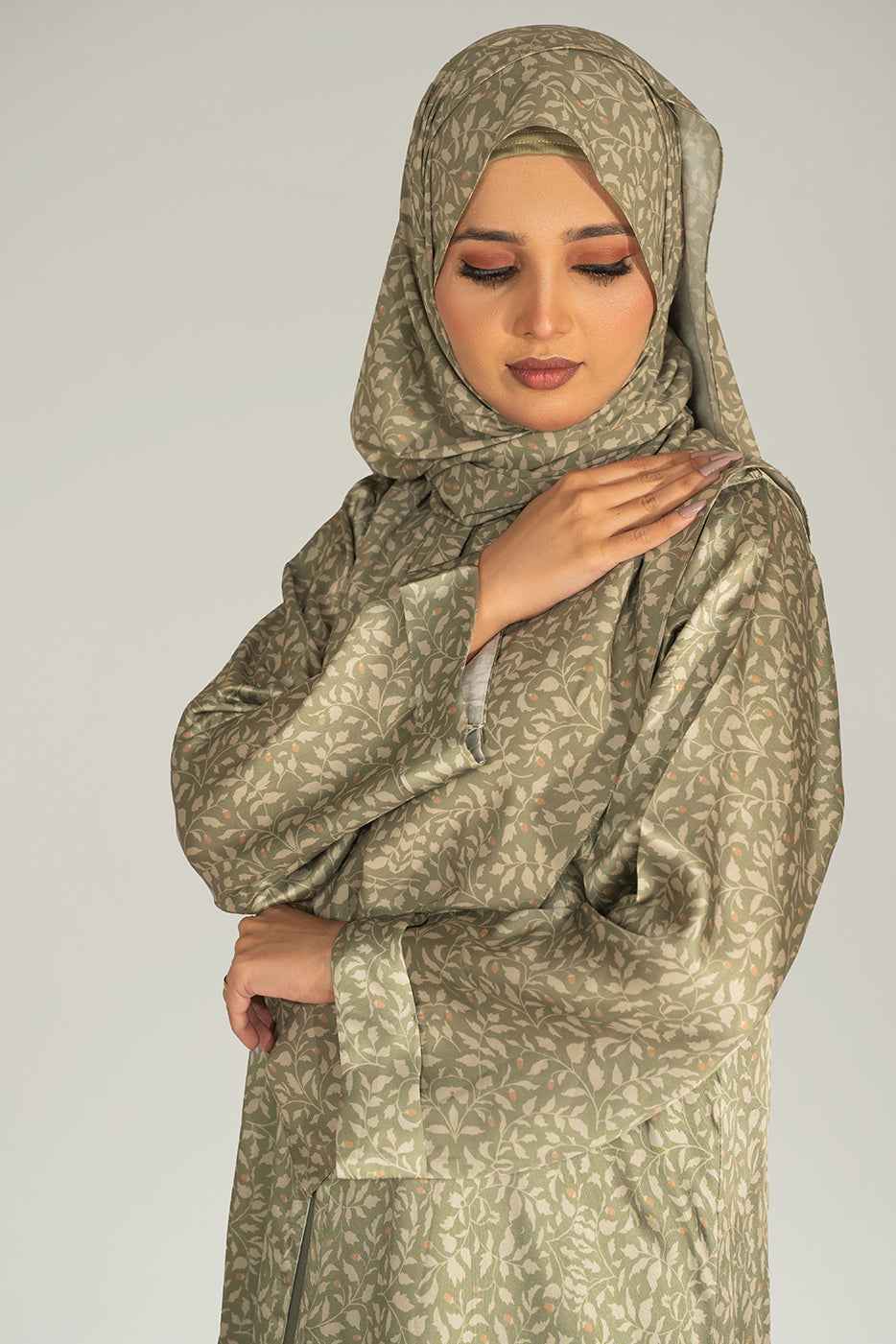 Olive Zephyr Hijab - Malbus