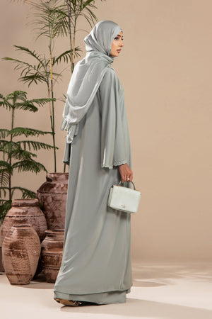 Pistachio Flared Sleeve Kimono - Malbus