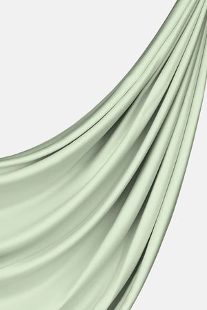 Pistachio Silk Hijab - Malbus