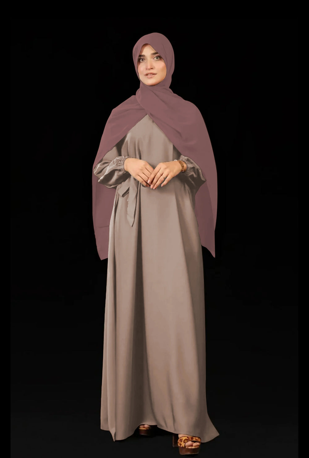 Plain Casual Abaya - Malbus