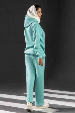 Teal Green Hoodie - Malbus