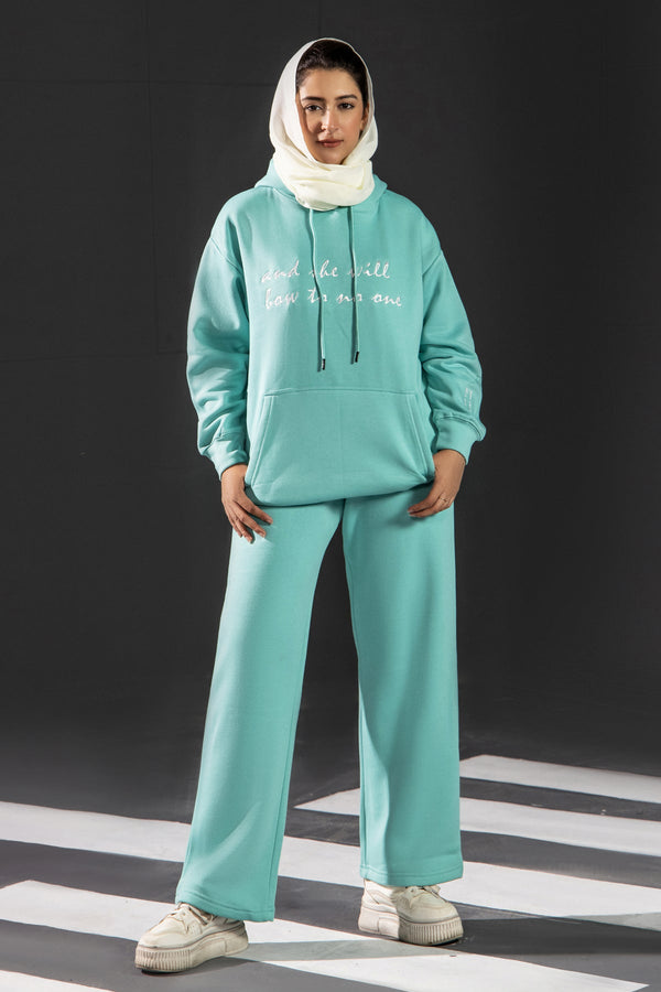 Teal Green Hoodie - Malbus