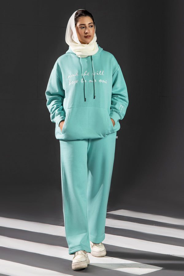 Teal Green Hoodie - Malbus