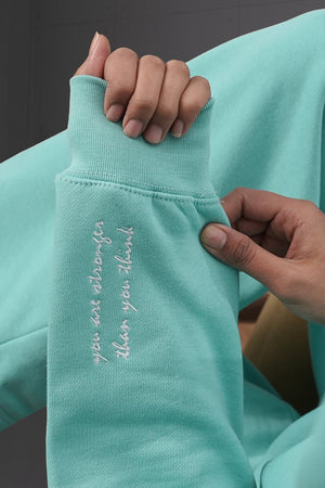 Teal Green Hoodie - Malbus