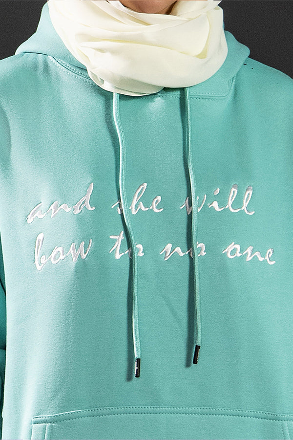 Teal Green Hoodie - Malbus