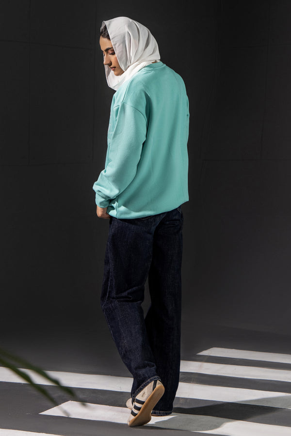 Teal Green Sweatshirt - Malbus