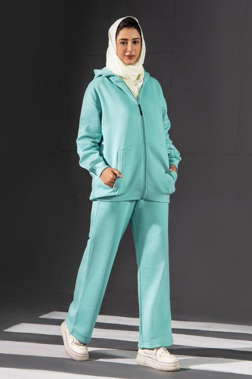 Teal Green Zipper - Malbus