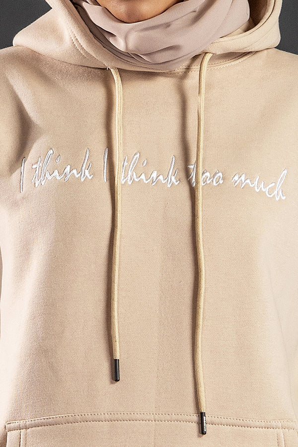 Warm Beige Hoodie - Malbus