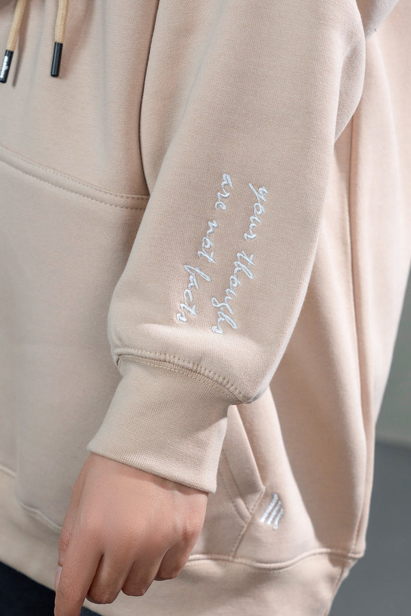 Warm Beige Hoodie - Malbus