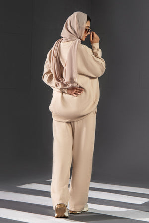 Warm Beige Sweatshirt - Malbus