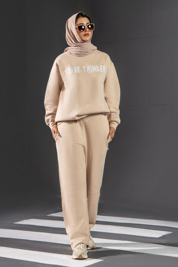 Warm Beige Sweatshirt - Malbus