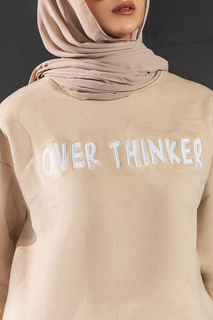 Warm Beige Sweatshirt - Malbus