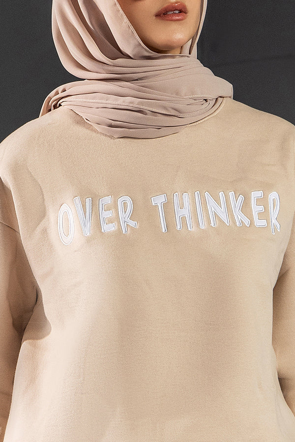 Warm Beige Sweatshirt - Malbus