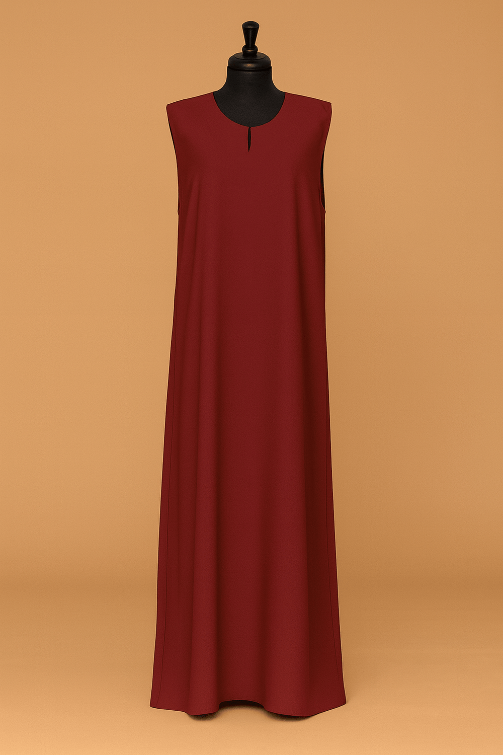 Wine Red - Slip dresses - Malbus