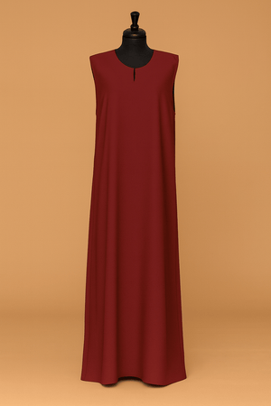 Wine Red - Slip dresses - Malbus